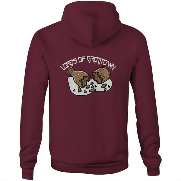 Lords of Grogtown “Bottle” AS Colour Stencil - Pocket Hoodie Sweatshirt