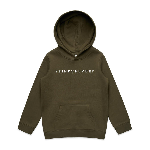 “Flipside” 2 White logo
 - Youth Supply Hood
