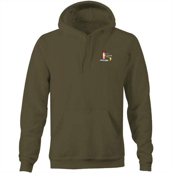 Lords of Grogtown “Skateboard” Colour logo AS Colour Stencil - Pocket Hoodie Sweatshirt