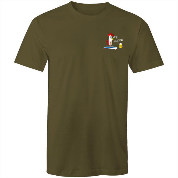 Lords of Grogtown “Skateboard” Colour logo AS Colour Staple - Mens T-Shirt