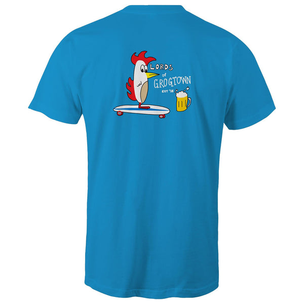 Lords of Grogtown “Skateboard” Colour logo AS Colour Staple - Mens T-Shirt