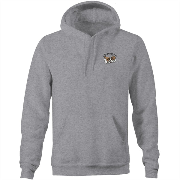Lords of Grogtown “Bottle” Black logo AS Colour Stencil - Pocket Hoodie Sweatshirt