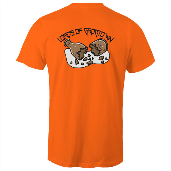 Lords of Grogtown “Bottle” Black logo AS Colour Staple - Mens T-Shirt