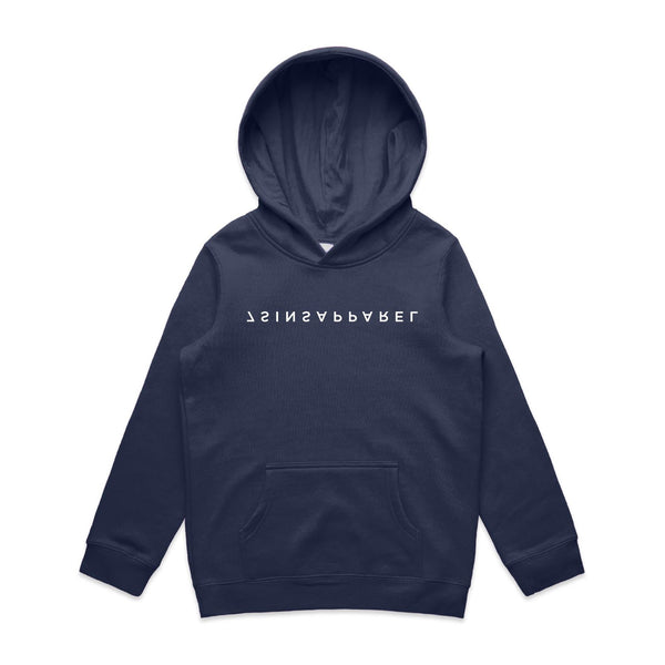 “Flipside” 2 White logo
 - Youth Supply Hood