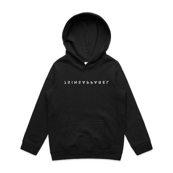 “Flipside” 2 White logo
 - Youth Supply Hood
