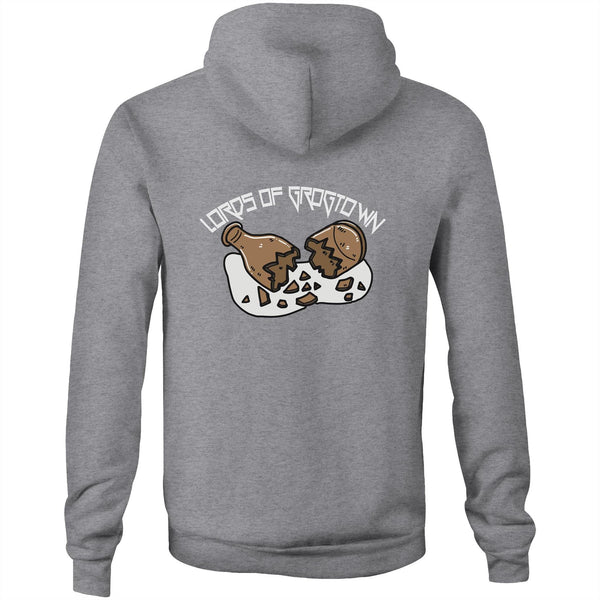 Lords of Grogtown “Bottle” AS Colour Stencil - Pocket Hoodie Sweatshirt