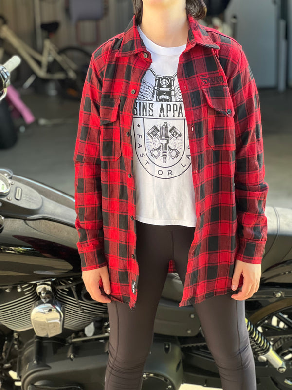 7Sins Checked Flanno/Flannie