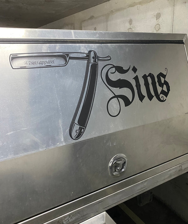 Razor Die Cut Sticker