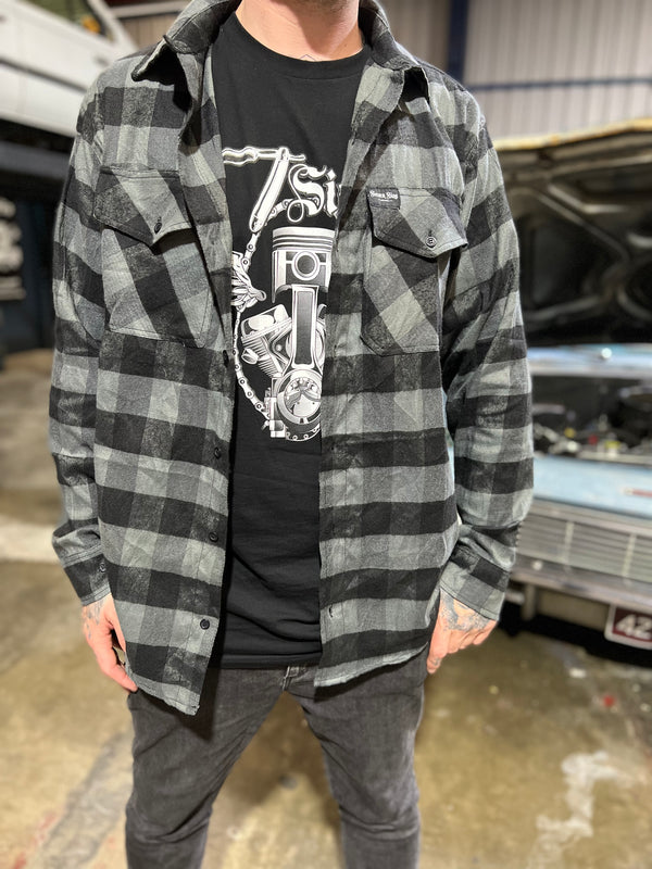 7Sins Checked Flanno/Flannie
