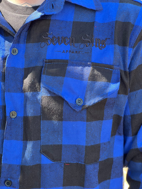 7Sins Checked Flanno/Flannie