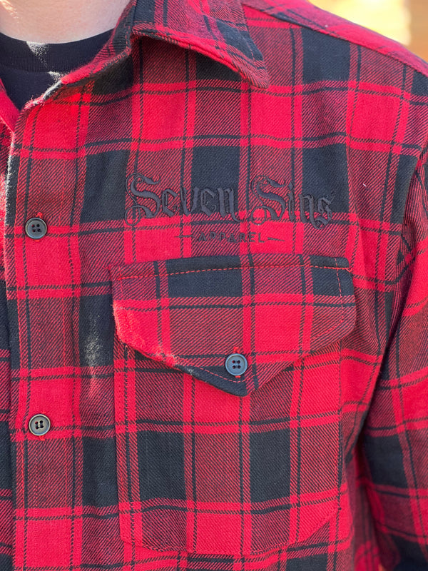 7Sins Checked Flanno/Flannie