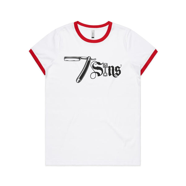 “Razor” Women's Ringer Tee