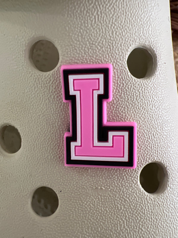 Letter/Number Croc Charms