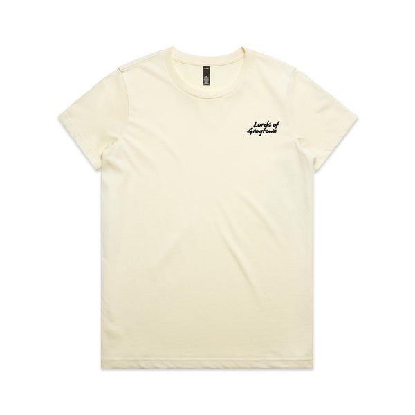 Lords of Grogtown - “Fifty years of Finke” - AS Colour Women's Maple Tee - Black Logo