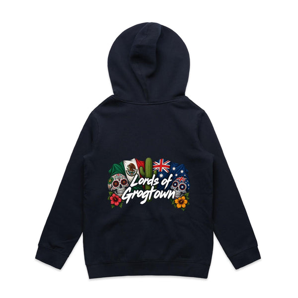 BAJA 1000 - Lords of Grogtown 🍻 Kids Hoodie
