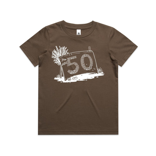Lords of Grogtown - “Fifty years of Finke” - AS Colour - Youth Staple Tee