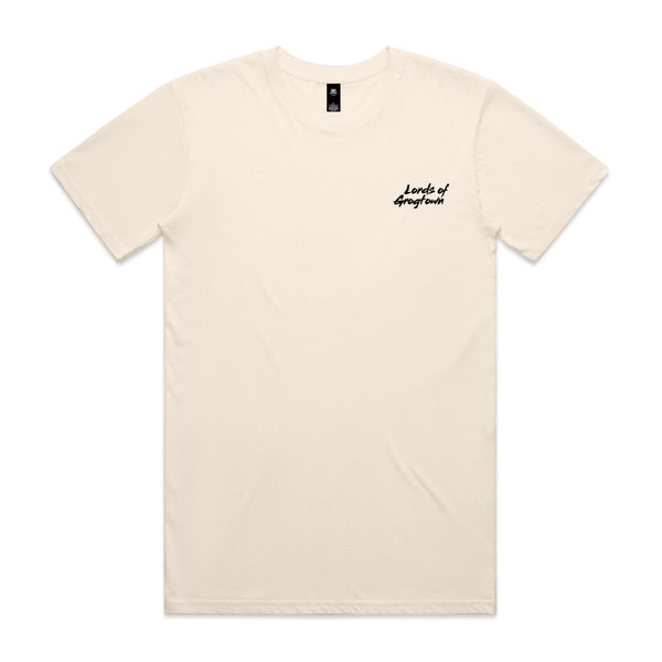 Lords of Grogtown - “Fifty years of Finke” - AS Colour Staple Tee - Black logo