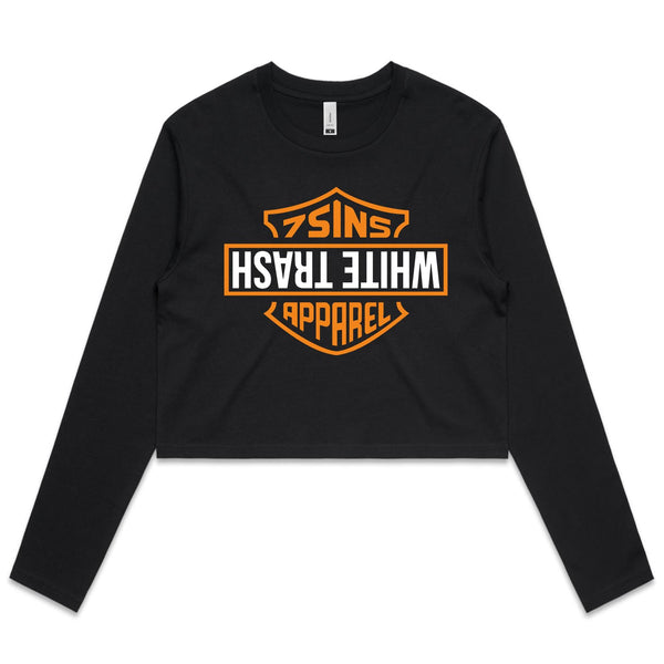 Women's “Tommy Lee” Long Sleeve Crop Tee