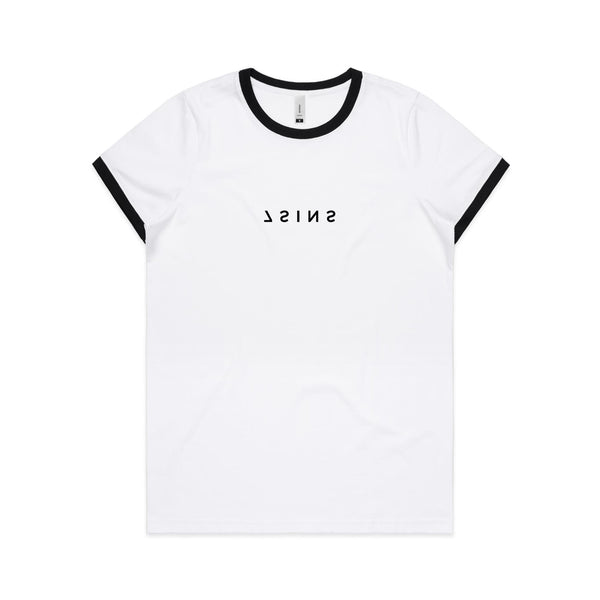 Women's "Flipside 7S" Ringer Tee