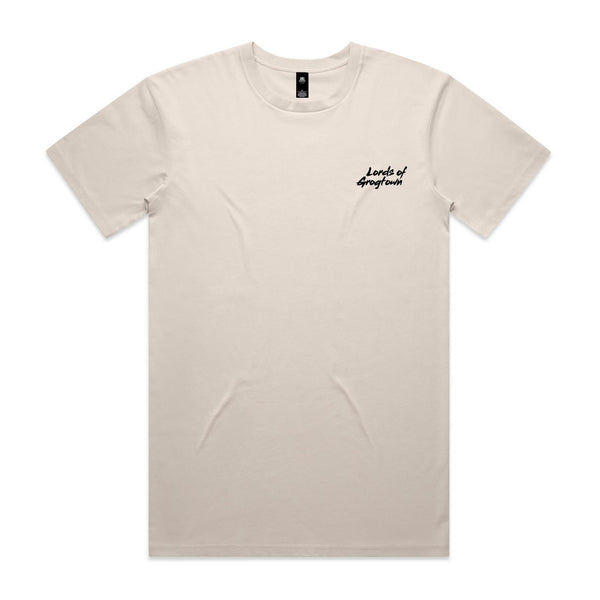 Lords of Grogtown - “Fifty years of Finke” - AS Colour Staple Tee - Black logo