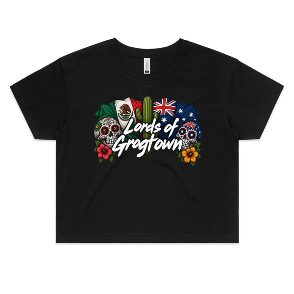 BAJA 1000 - Lords of Grogtown 🍻- Women's Crop Tee