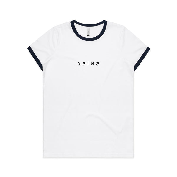 Women's "Flipside 7S" Ringer Tee