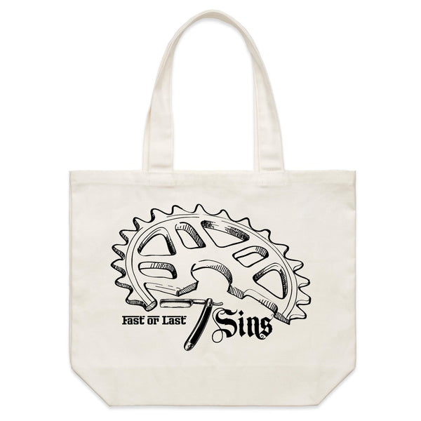 7Sins x Lords of Grogtown AS Colour - Shoulder Canvas Tote Bag