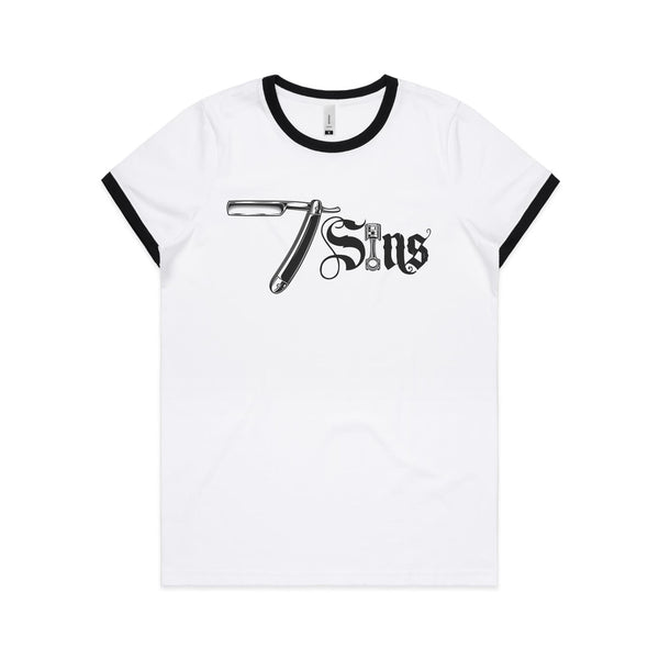 “Razor” Women's Ringer Tee
