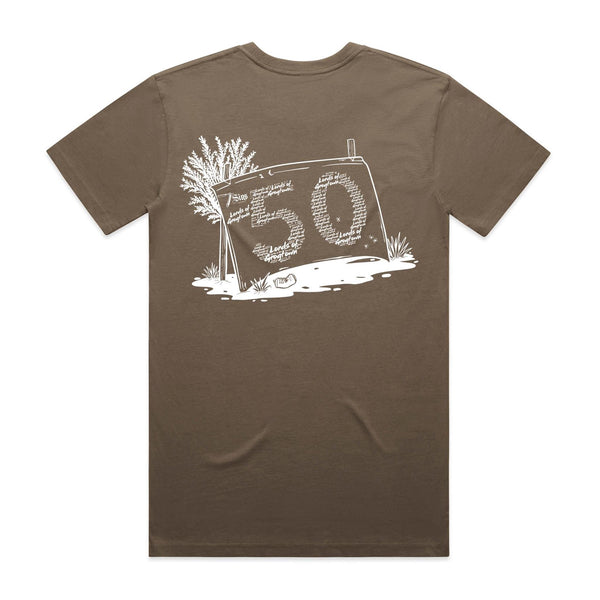 Lords of Grogtown - “Fifty years of Finke” - AS Colour Staple Tee