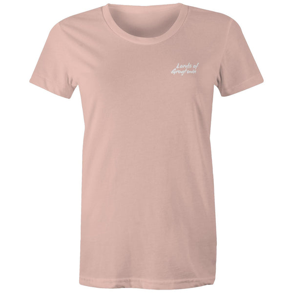 Lords of Grogtown - “Fifty years of Finke” - AS Colour - Women's Maple Tee