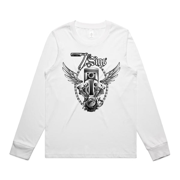 Women's "OG Panhead" Maple L/S Tee