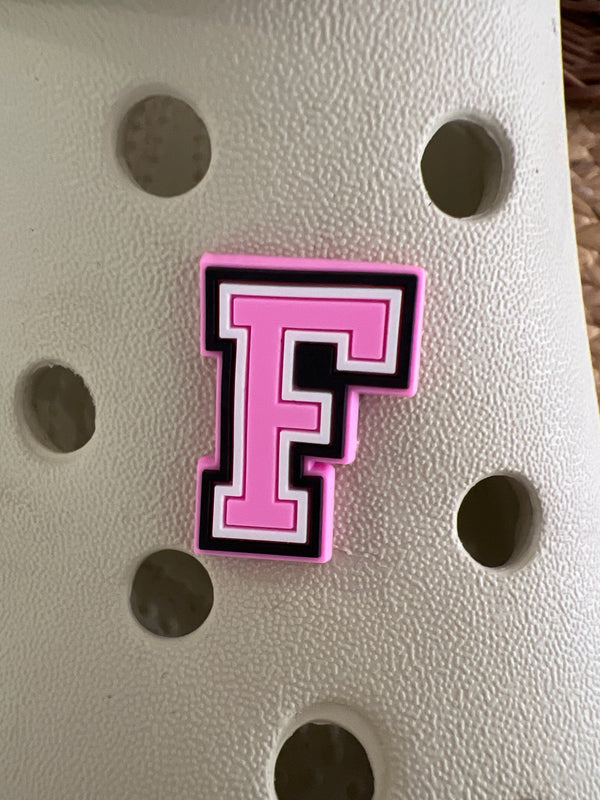 Letter/Number Croc Charms