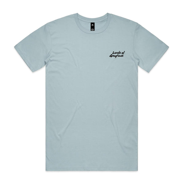 Lords of Grogtown - “Fifty years of Finke” - AS Colour Staple Tee - Black logo