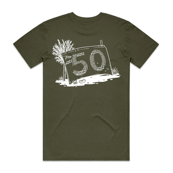 Lords of Grogtown - “Fifty years of Finke” - AS Colour Staple Tee