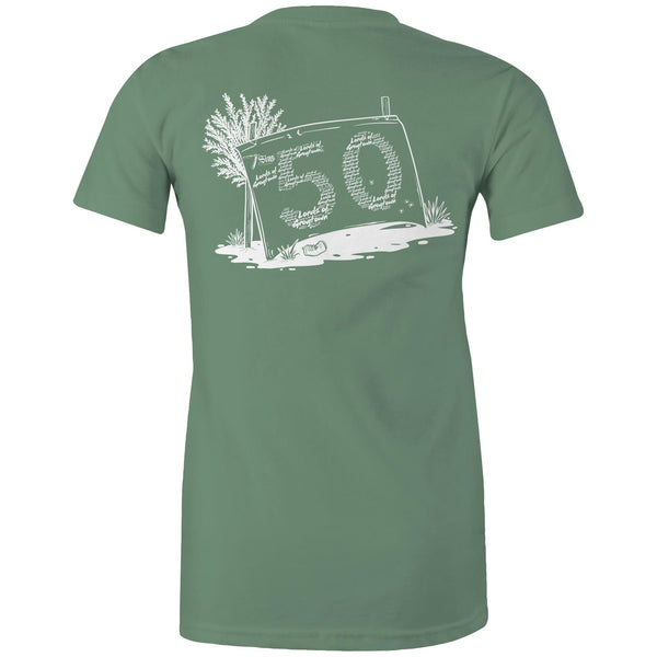 Lords of Grogtown - “Fifty years of Finke” - AS Colour - Women's Maple Tee