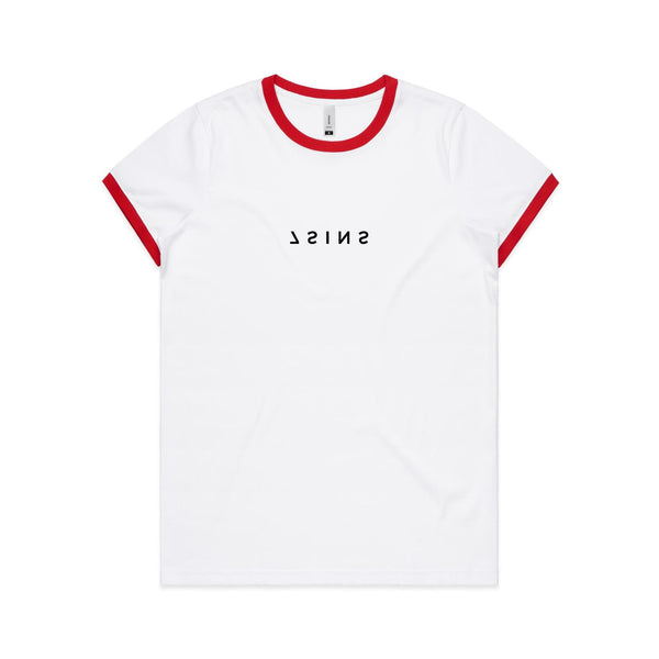 Women's "Flipside 7S" Ringer Tee