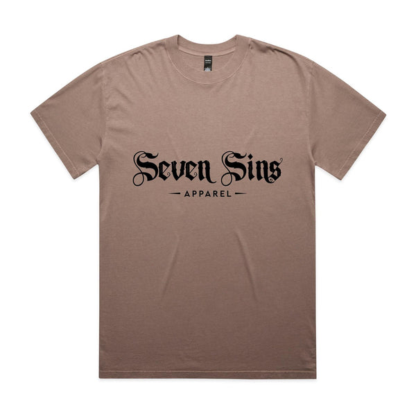 “Seven Sins” Heavy Faded Tee