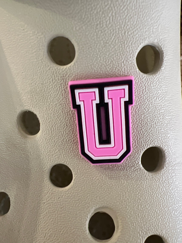 Letter/Number Croc Charms