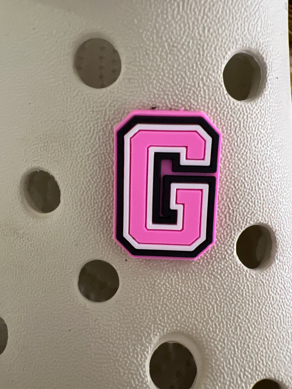 Letter/Number Croc Charms