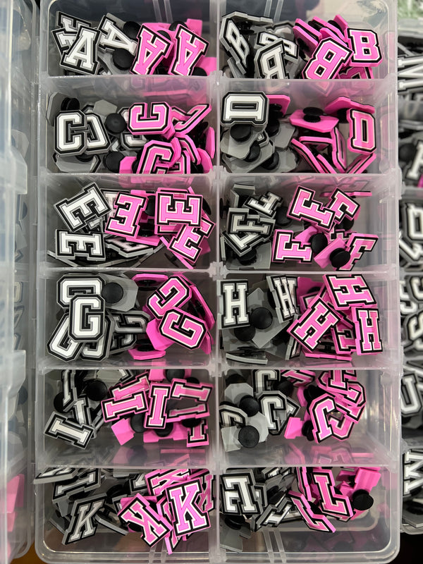 Letter/Number Croc Charms