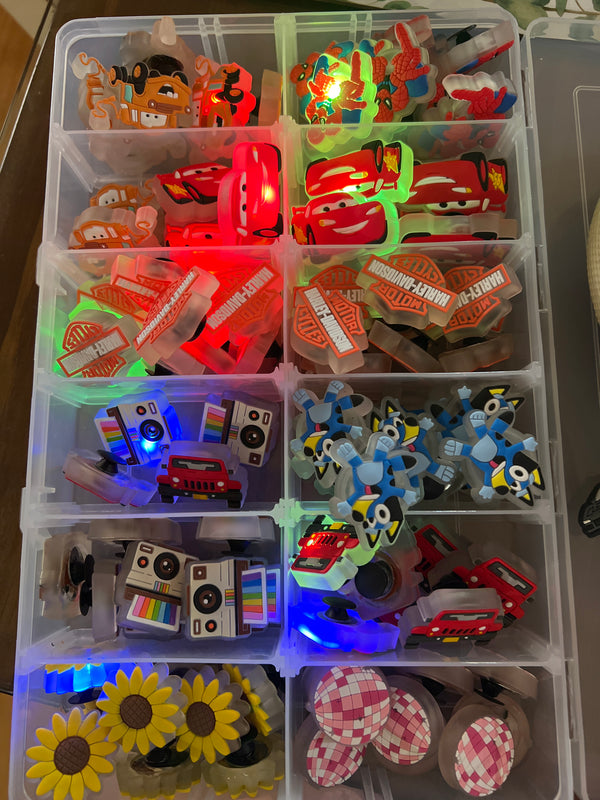 LED Croc Charms