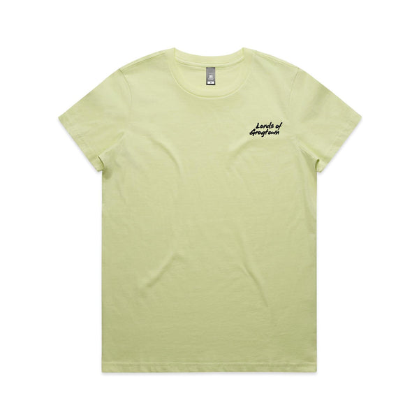 Lords of Grogtown - “Fifty years of Finke” - AS Colour Women's Maple Tee - Black Logo