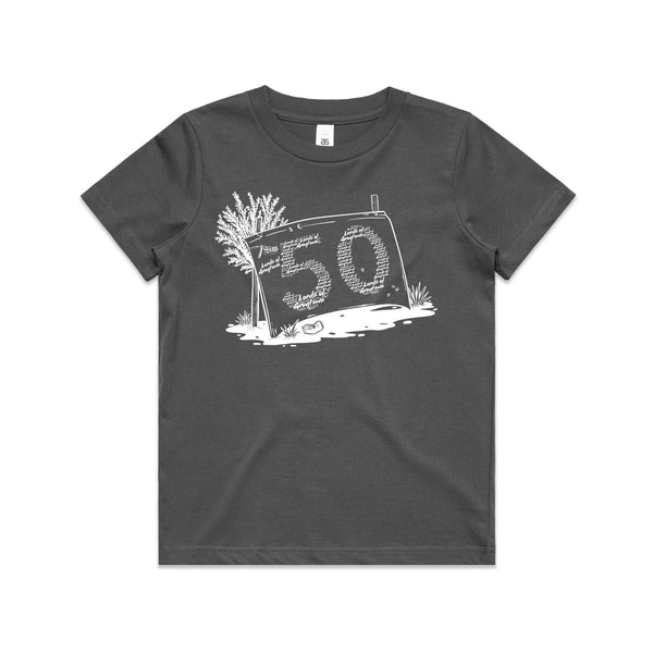 Lords of Grogtown - “Fifty years of Finke” - AS Colour - Youth Staple Tee