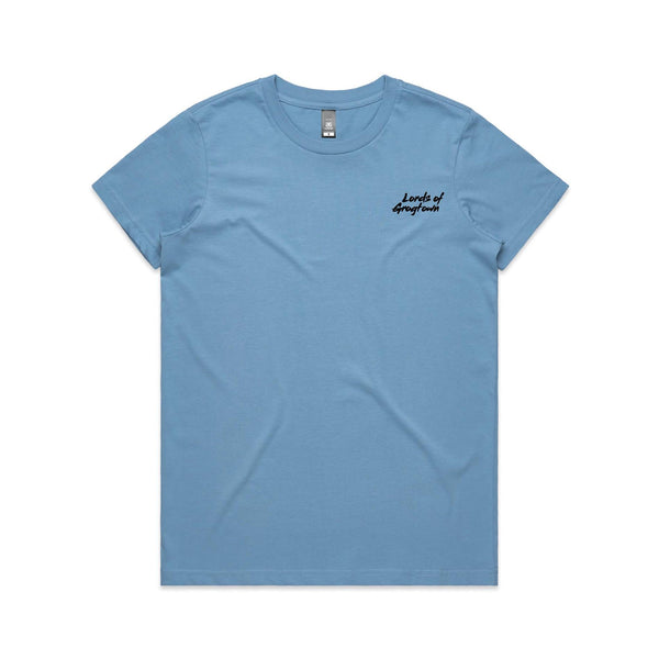 Lords of Grogtown - “Fifty years of Finke” - AS Colour Women's Maple Tee - Black Logo