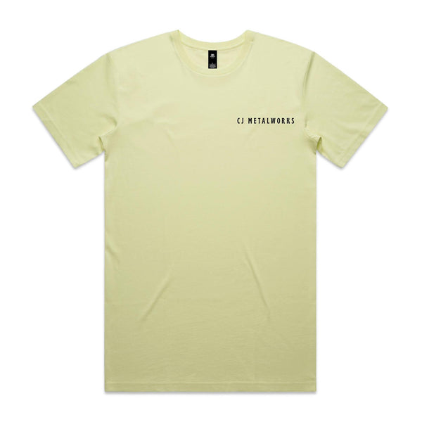 Men’s “CJ Metalworks” - Light coloured- AS Colour Staple Tee
