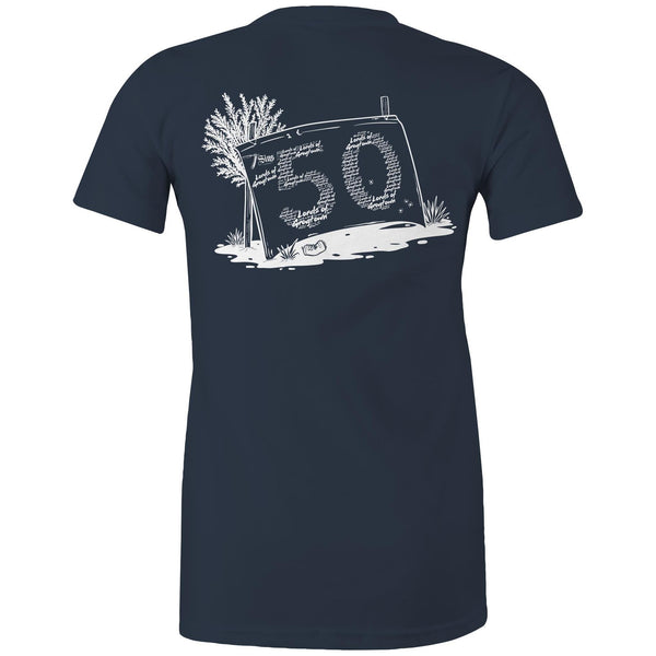 Lords of Grogtown - “Fifty years of Finke” - AS Colour - Women's Maple Tee