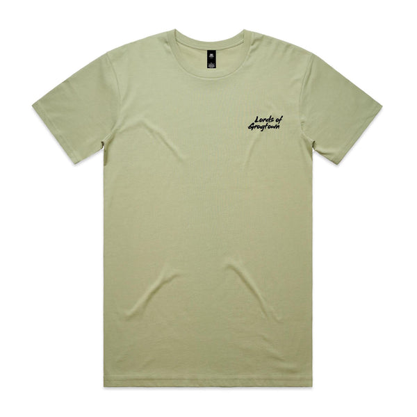 Lords of Grogtown - “Fifty years of Finke” - AS Colour Staple Tee - Black logo