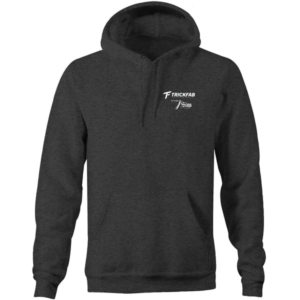 Men’s “Trickfab” AS Colour Stencil - Pocket Hoodie Sweatshirt
