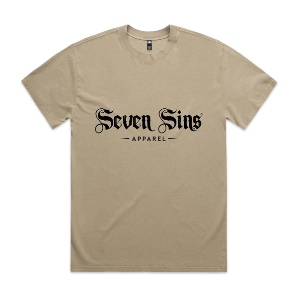 “Seven Sins” Heavy Faded Tee