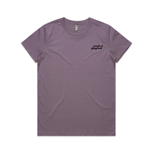Lords of Grogtown - “Fifty years of Finke” - AS Colour Women's Maple Tee - Black Logo